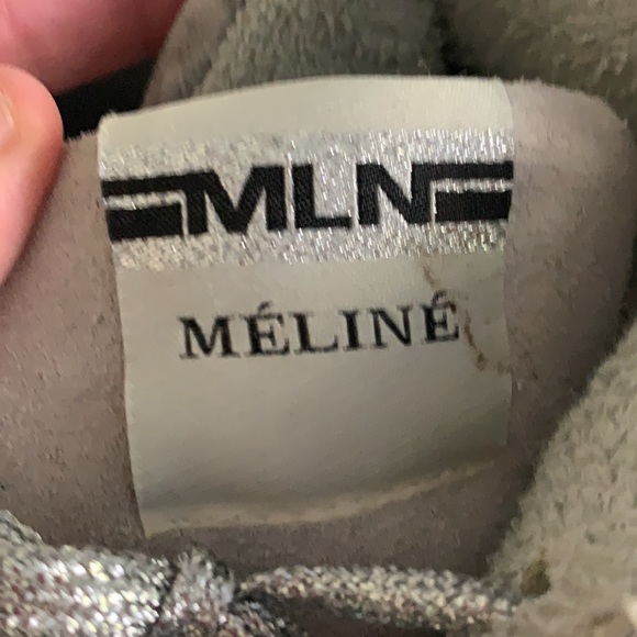 Meline Leopard & Sparkle back High Top Sneakers - Picture 4 of 5